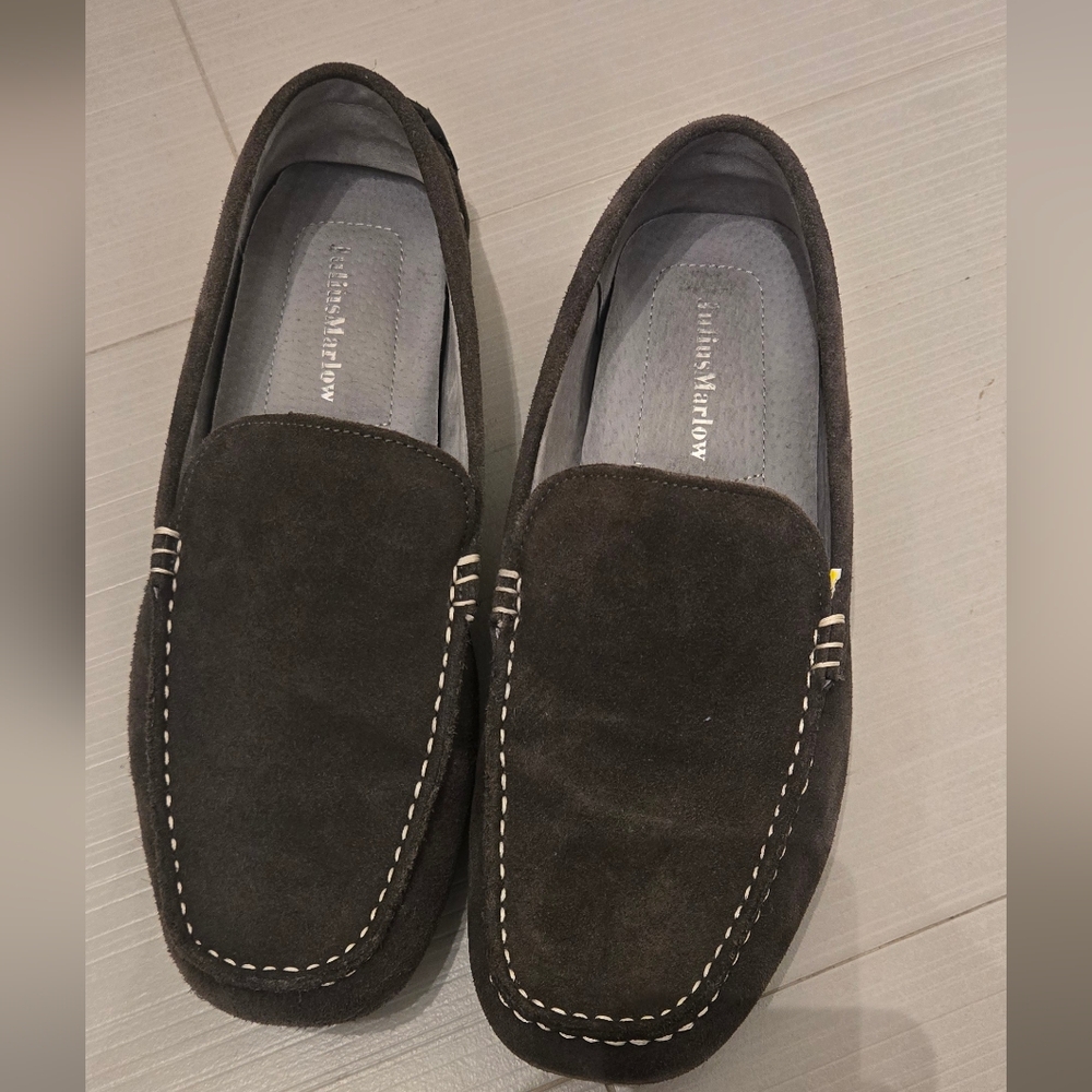 Julius Marlow Men's Suede Apache Loafers Size 10.